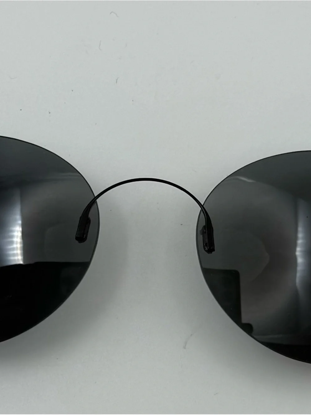 Source Unknown Black Round Women's Sunglasses